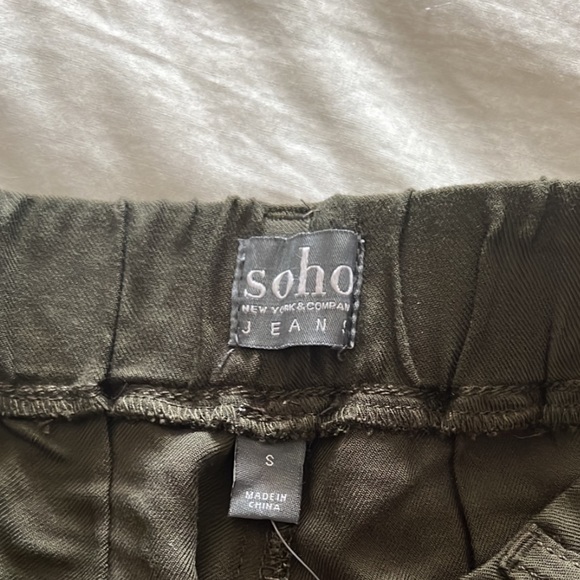 NWT New York and Company Belted Pull On Shorts - Picture 3 of 11